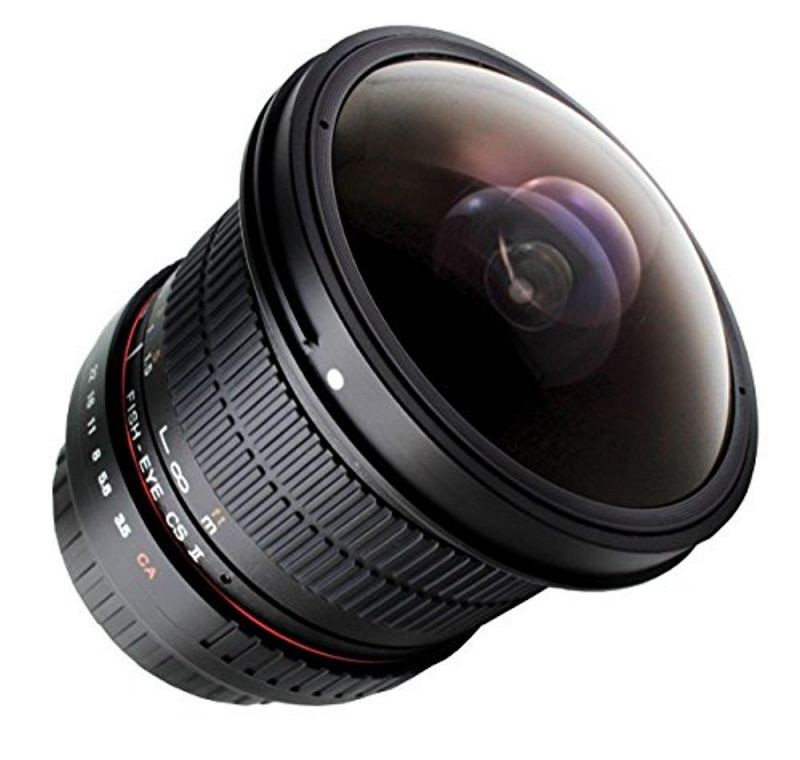 Rokinon 8mm f/3.5 HD Fisheye Lens with for Sony Alpha DSLRs #HD8M-S