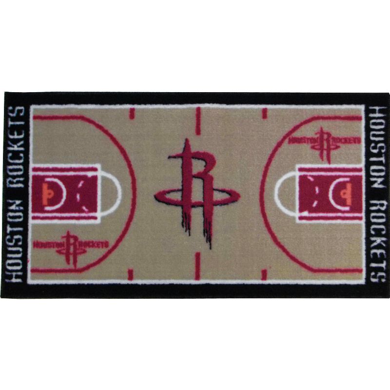 NBA Rug Basketball Runner Carpet - Houston Rockets.