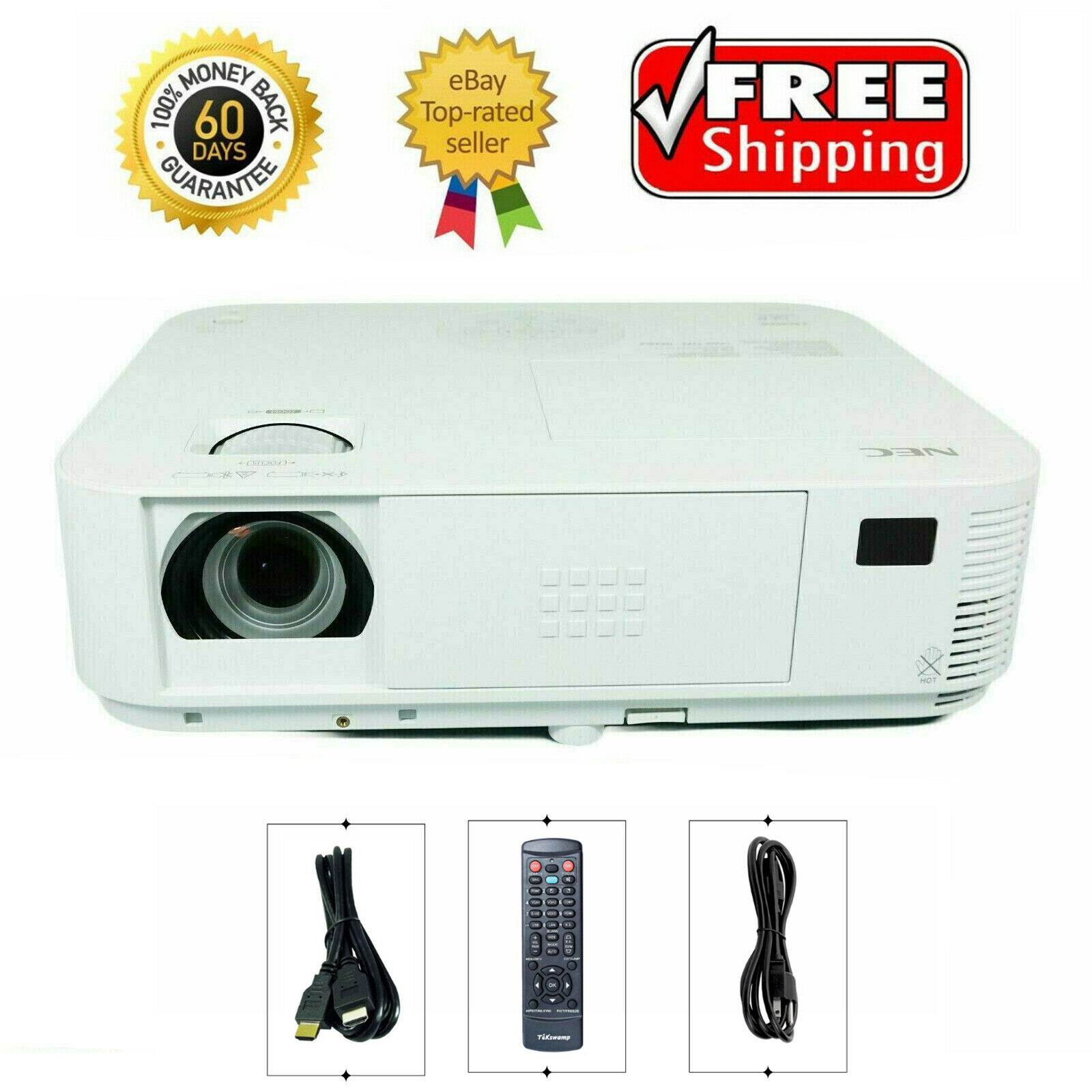 NEC NP-M322X DLP Projector 3200 ANSI Professional Gaming Home Movie Theater HDMI 1080p Native Resolution 1024x768  bundle OEM