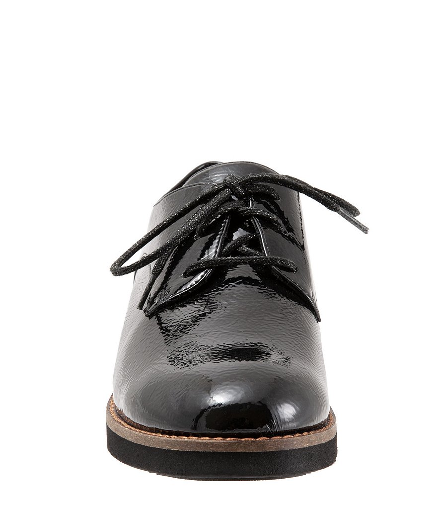 SoftWalk Willis Perforated Suede Platform Oxfords