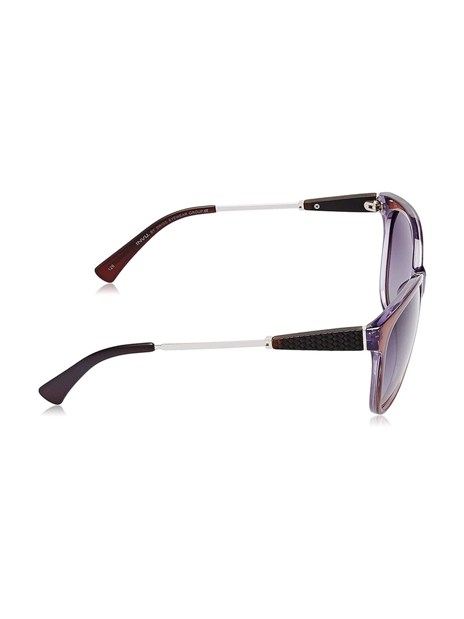 INVU Purple Rectangular UV Protection Sunglasses for Women