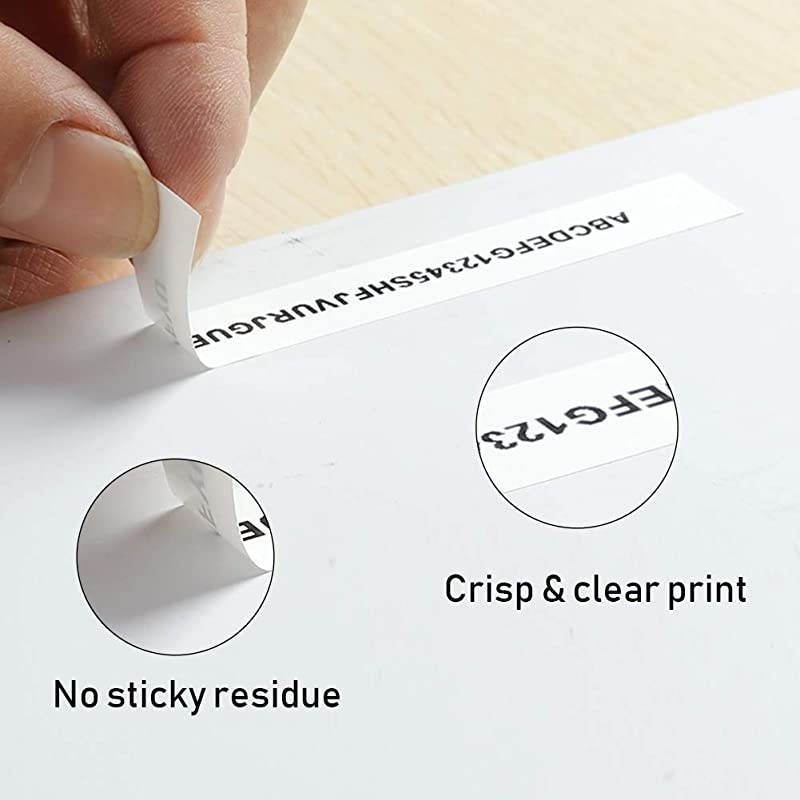 Replacement for DYMO D1 Label Tapes Color Combo Set Equivalent DYMO 45010 45013 45016 45017 45018 45019 Compatible with DYMO LabelManager 160 280 420P PnP 220P 360D 450 210D 6Pack