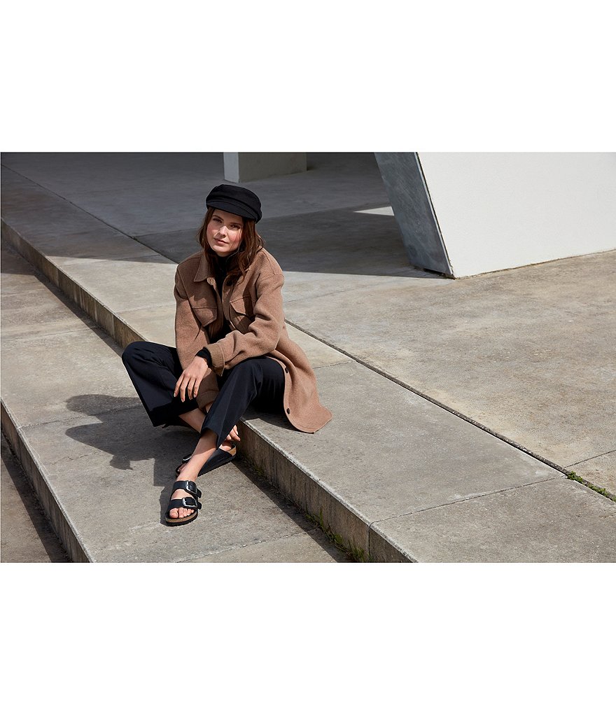 Birkenstock Women's Arizona Oiled Leather Big Buckle Slide Sandals