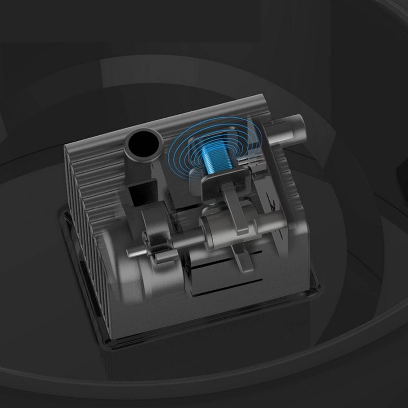 Amici Pet Marble Paw Glass Food Canister, 72oz