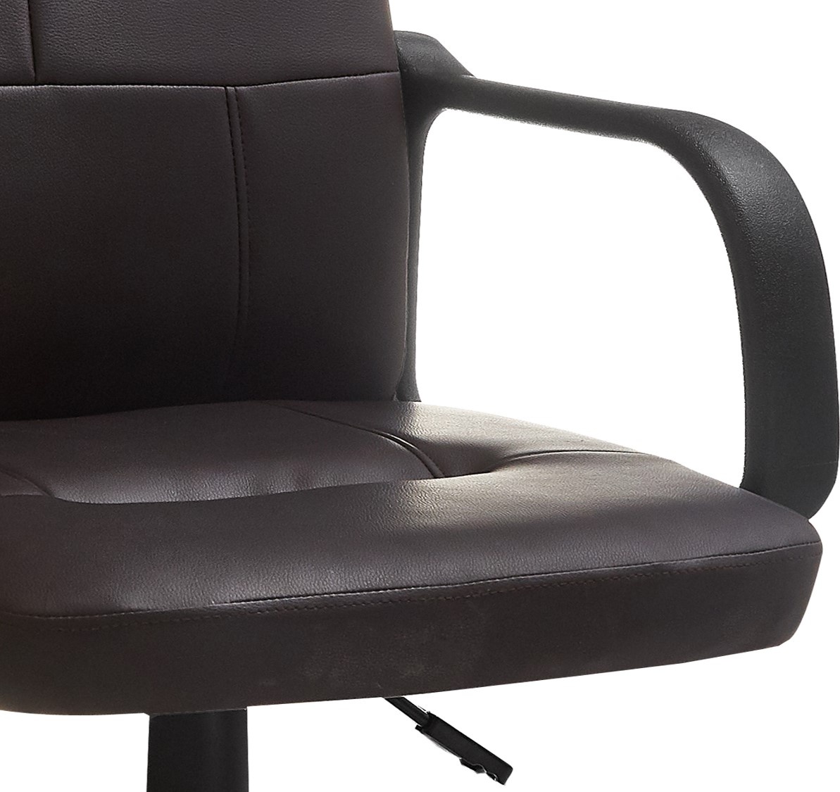 Tufted Leather Mid-Back Office Chair