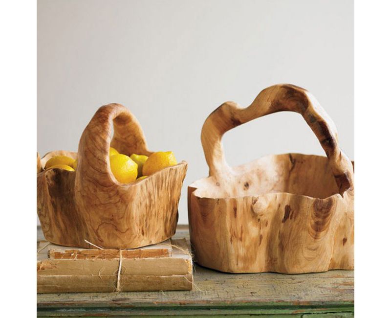 VivaTerra Root of the Earth Basket, Set of 2