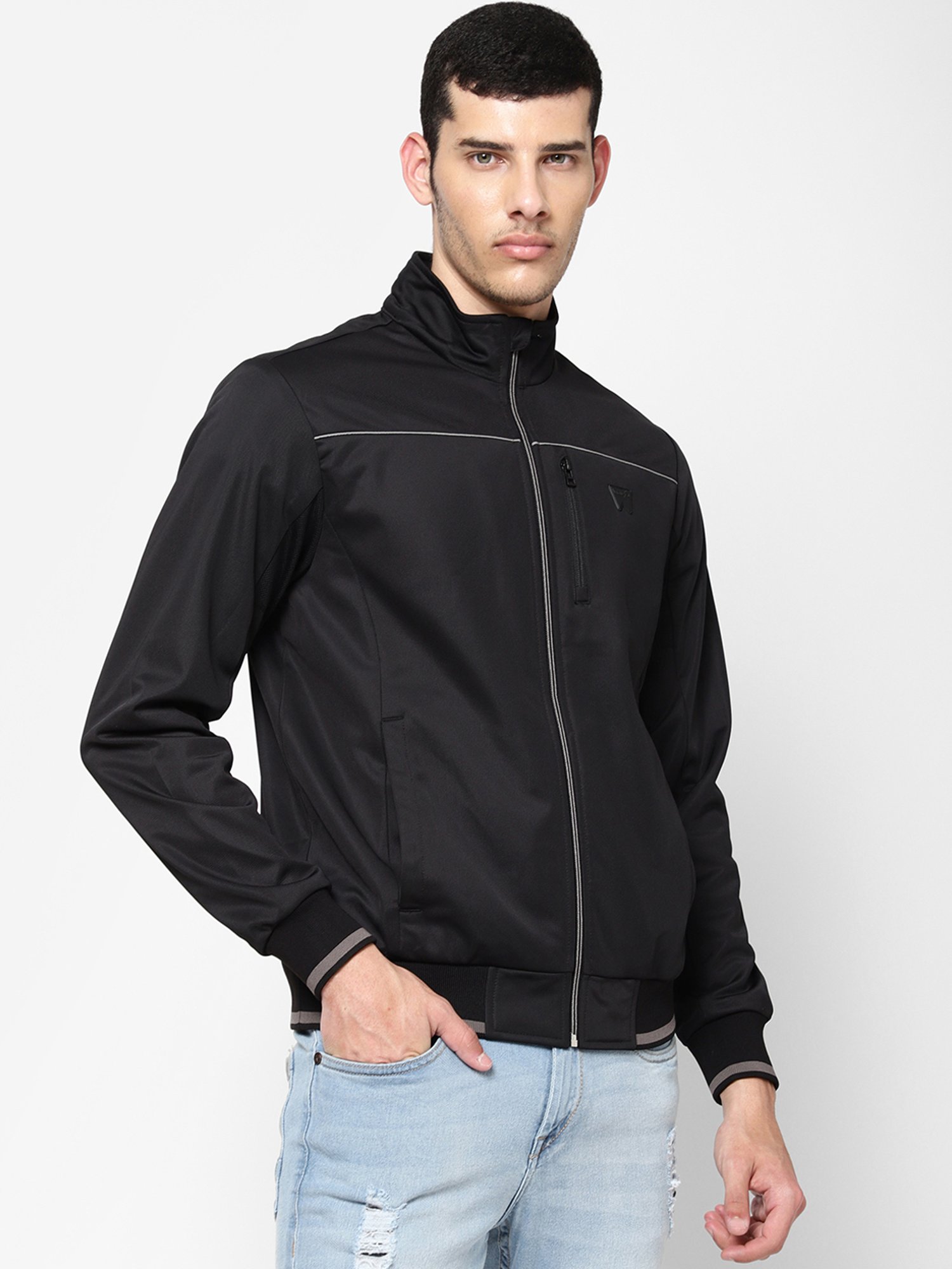 Wrangler Black Regular Fit Jacket