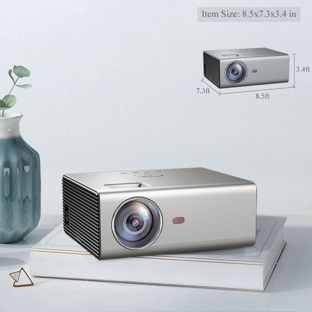 Portable Projector 720P Native, 3500 Lumens Mini Home Theatre Projector, Full HD 1080P Supported, 130&rdquo; Display with Phone, Tablet, TV Stick, HDMI, USB, VGA for Home Entertainment Outdoor Movie &hellip;