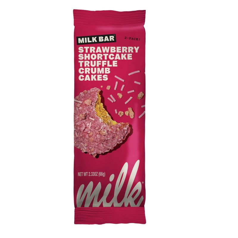 Milk Bar Strawberry Shortcake Truffle Crumb Cakes - 2.33oz/2ct