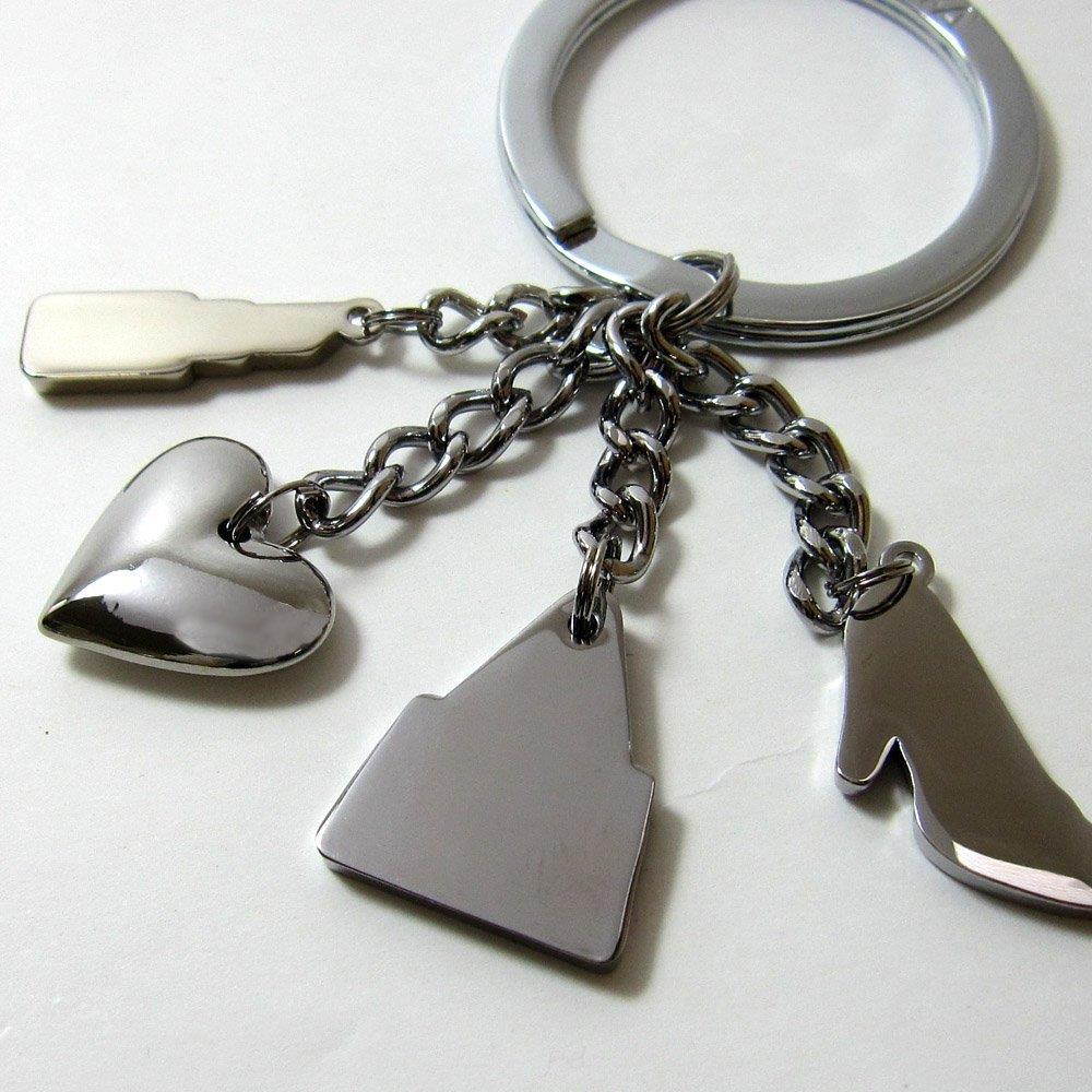 Troika She Loves It Charm Keyring (KR1206CH)