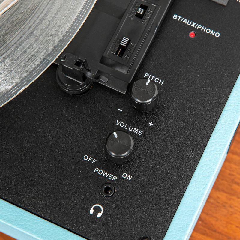 Trexonic 3-Speed Vinyl Turntable Home Stereo System