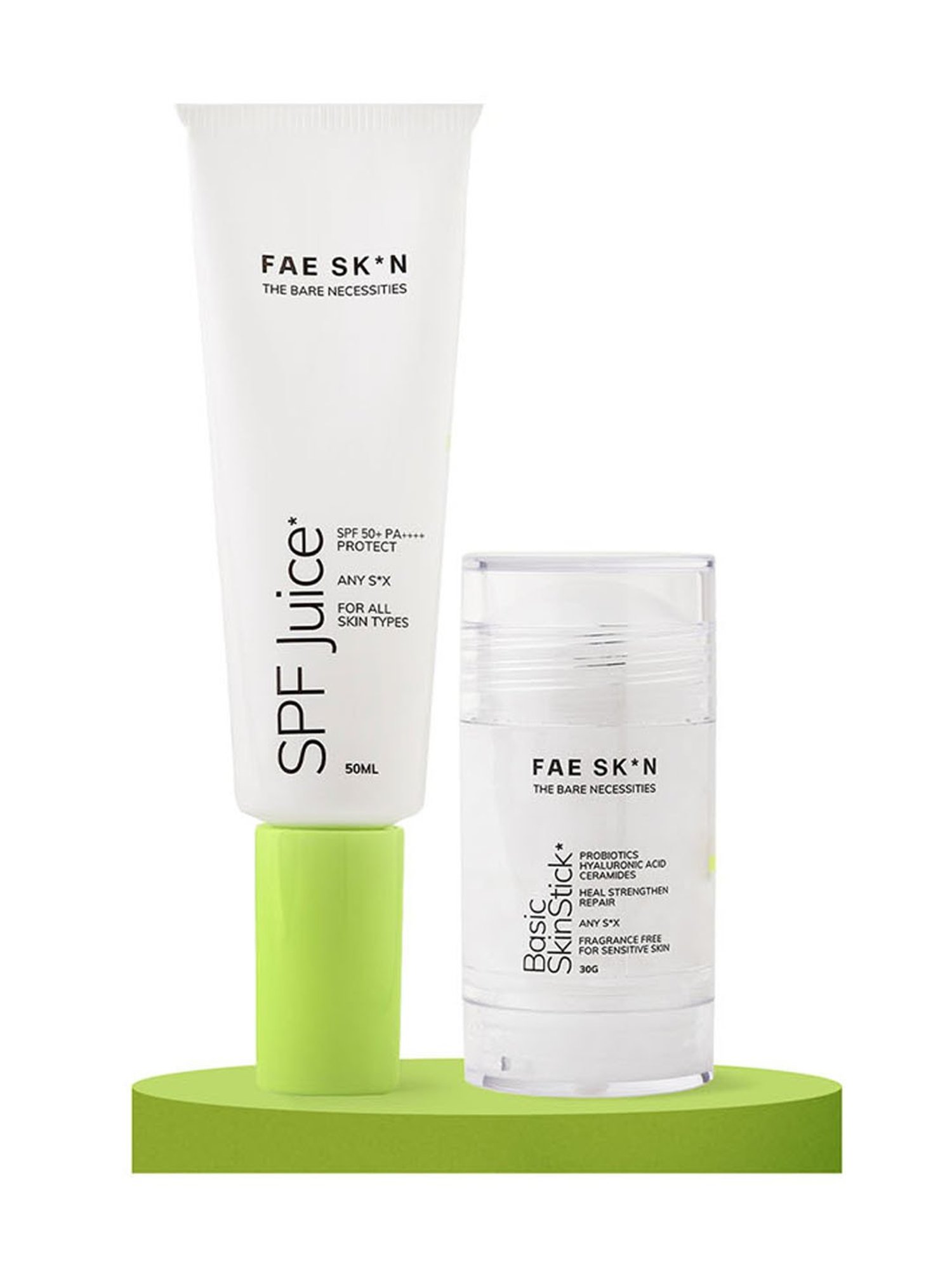 FAE Beauty SPF 50++ Sunscreen and Serum Stick Bundle