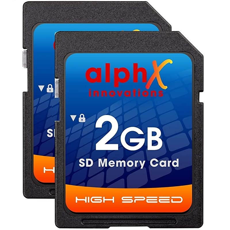 D50 D40 D40X D3300 Digital Camera Memory Card 2X 2GB Secure Digital SD Memory Card 1 Twin Pack