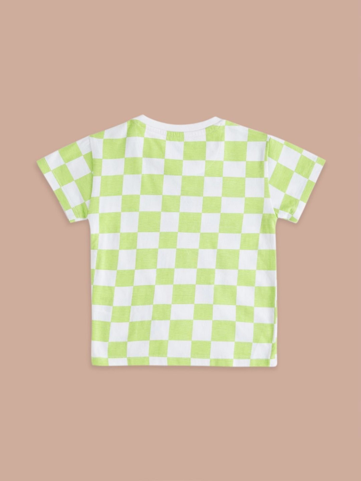 Ed-a-Mamma Baby Green Printed T-Shirt
