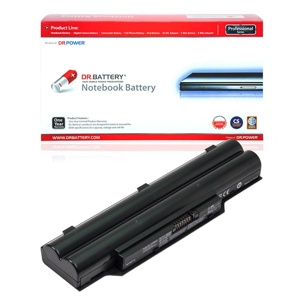 DR. BATTERY - Replacement for Fujitsu LifeBook AH530 / AH531 / LH52-C / LH520 / LH520-3B / LH530 / PH50-C / PH521 / FMVNBP189 / FMVNBP194 / FPCBP277 / FPCBP277AP / FPCSP274 / S26391-F495-L100