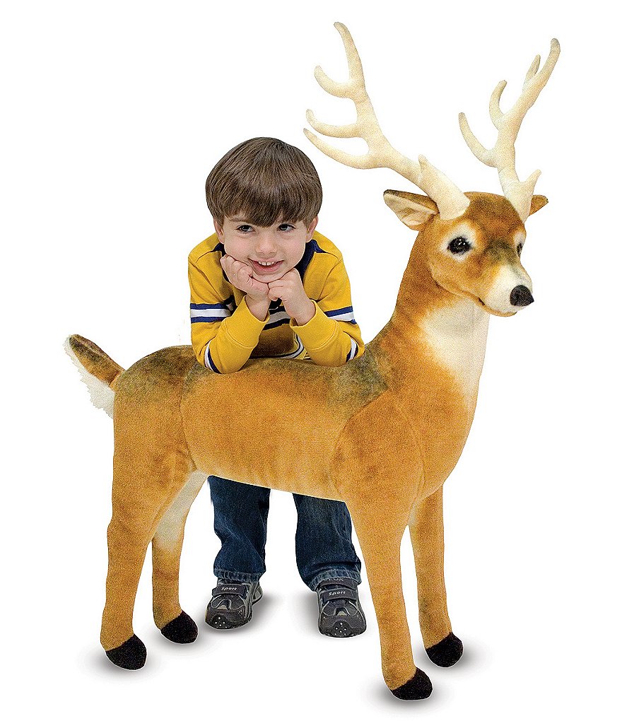 Melissa & Doug 37#double; Deer Giant Stuffed Animal