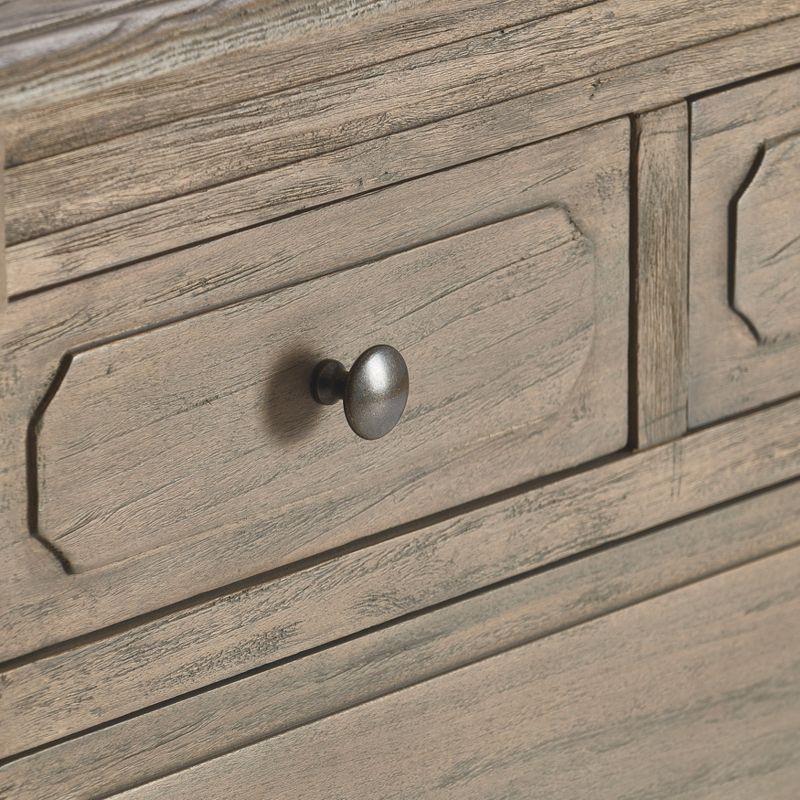 Elmhurst 5 Drawer Chest Antique Wood - Finch