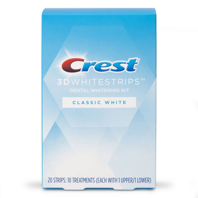 Crest 3D Whitestrips Classic White Teeth Whitening Kit - 10 Treatments
