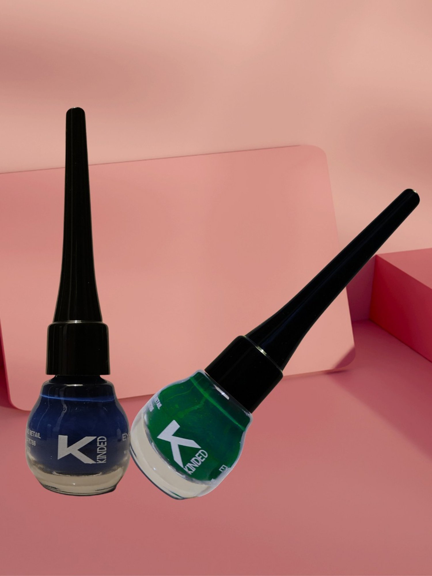 KINDED Liquid Eye Liner Royal Blue & Dapper Green Combo