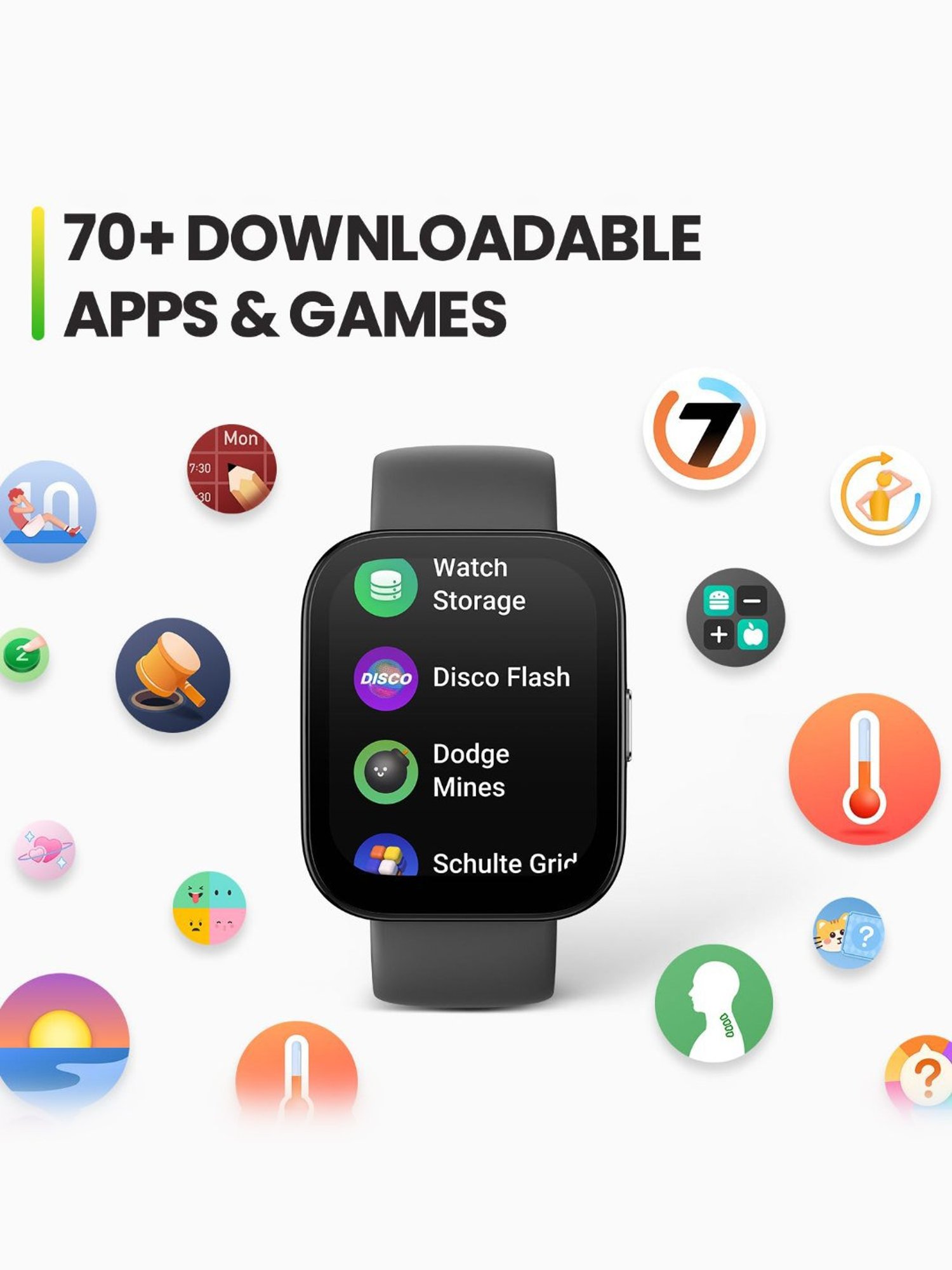 Amazfit Bip 5 BT Calling Smartwatch with 1.91 inch Ultra Large Screen & Alexa Built-in (Black)