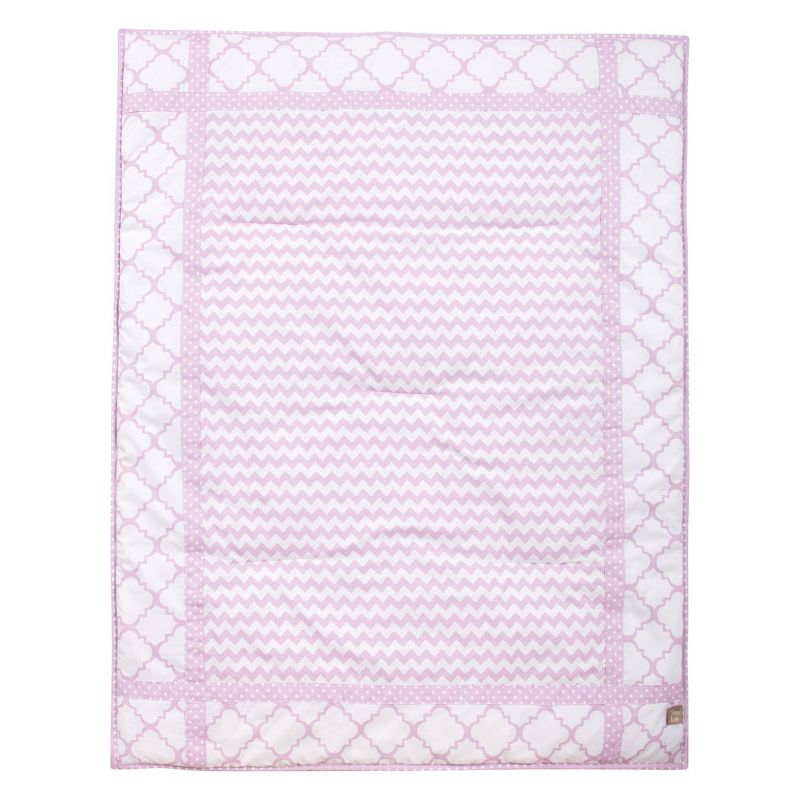 Trend Lab Orchid Bloom Crib Bedding Set - 3pc