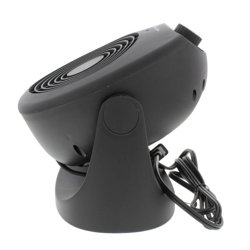 Comfort Zone CZHC21 Indoor Compact Portable 1500 Watt Electric Space Heater Personal Fan Combination Unit, Black