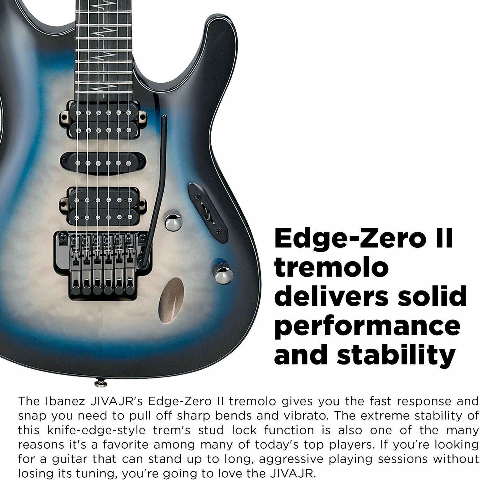 Ibanez JIVAJR Nita Strauss Signature Electric Guitar in Deep Sea Blonde