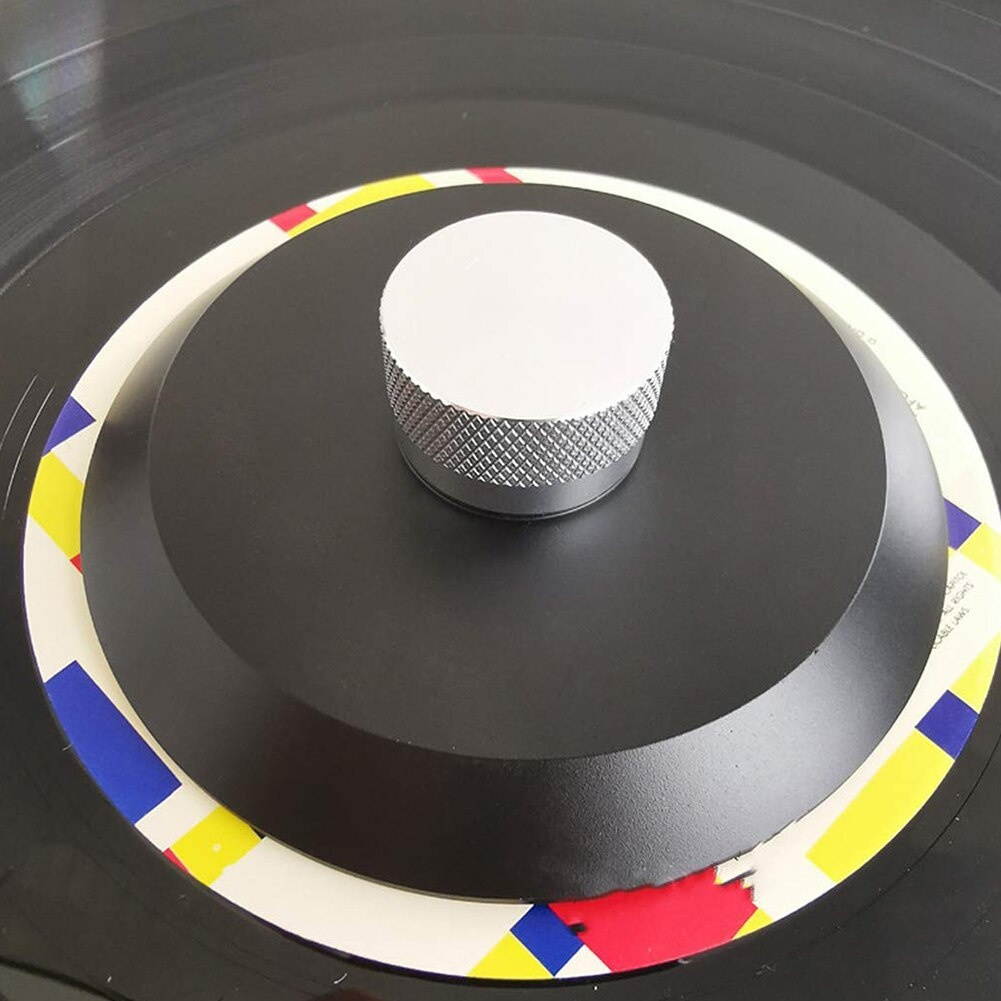 Stable Fixing Accessories Anti Shock Vinyl Turntables Steel Home Record Stabilizer Press Down Replacement Easy Apply Universal