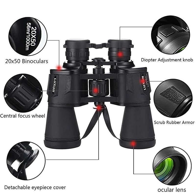 Binoculars for AdultsHigh Power HD With Weak Light Night Vision Waterproof Binoculars for Bird Watching Travel Hunting Football Concerts2019NEW