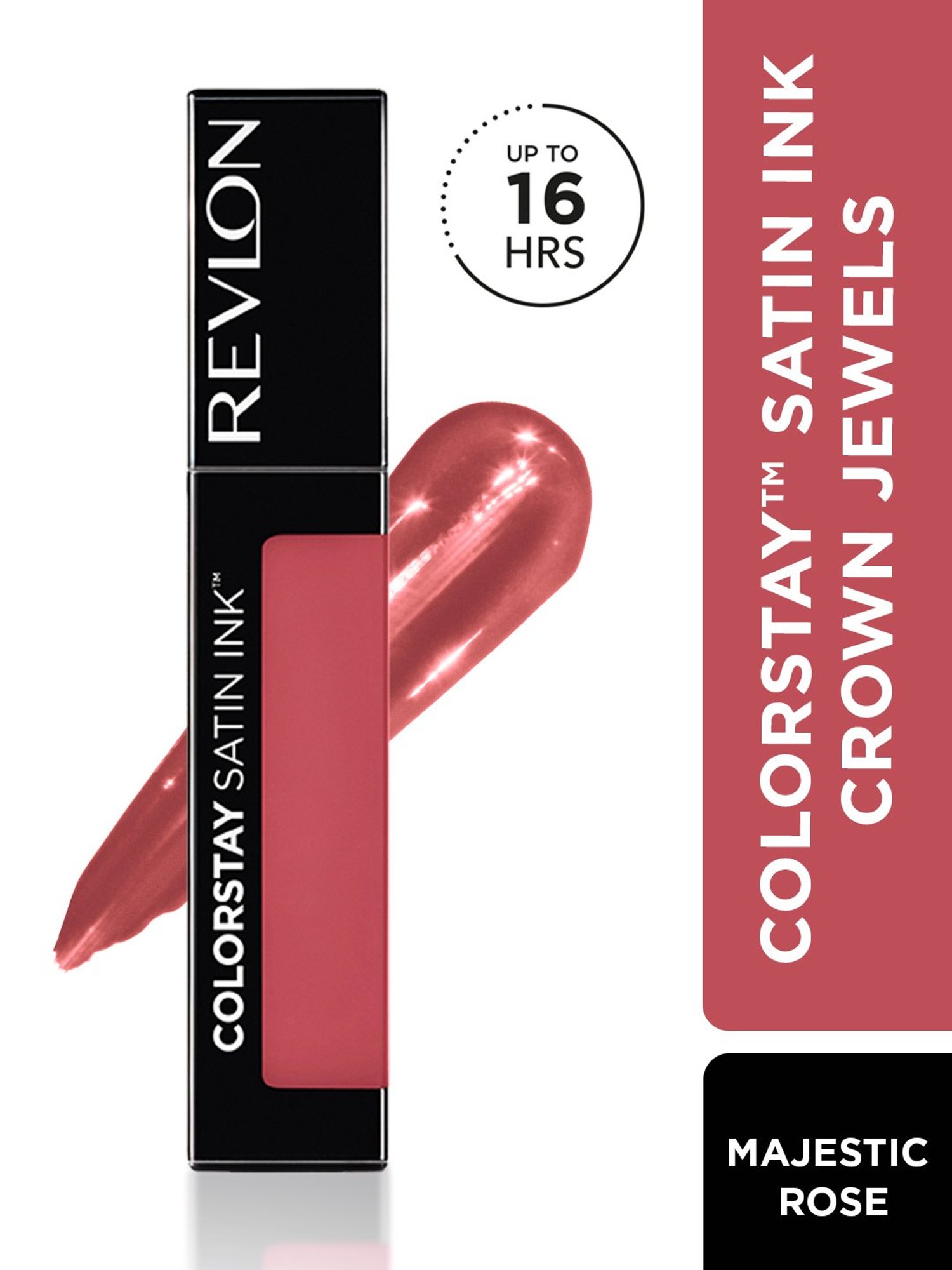 Revlon ColorStay Satin Ink Crown Jewels Liquid Lipstick Majestic Rose - 5 ml