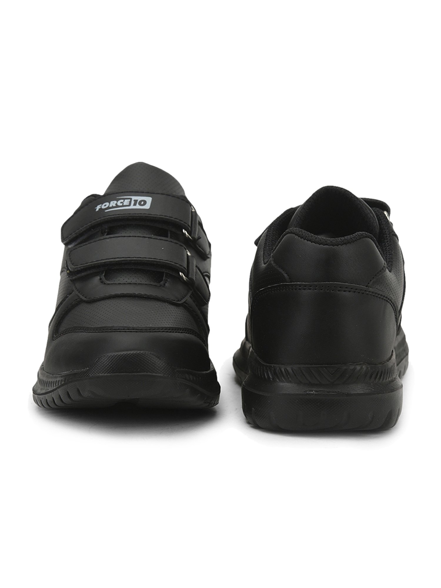 Force 10 By Liberty Kids Black Velcro Shoes