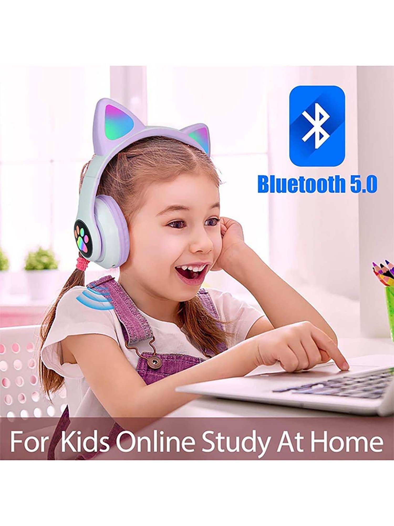 Major IV On Ear Wireless Bluetooth Headphone with Microphone (Black, True Wireless)