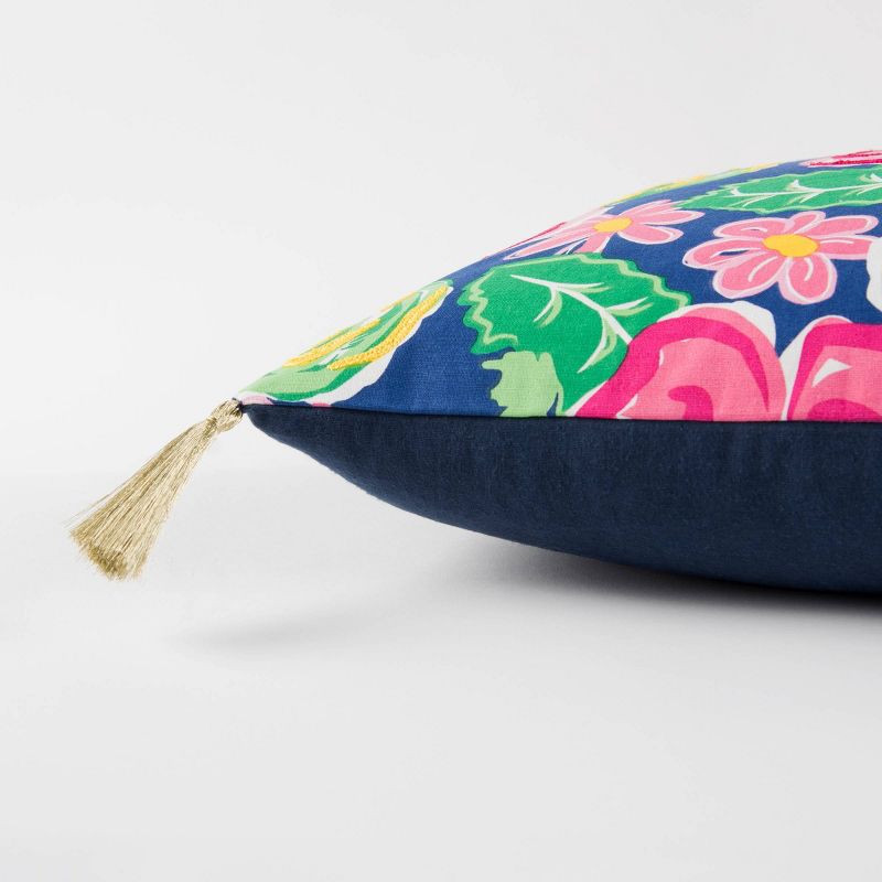 Simply Southern Floral Throw Pillow Pink - Rizzy Home