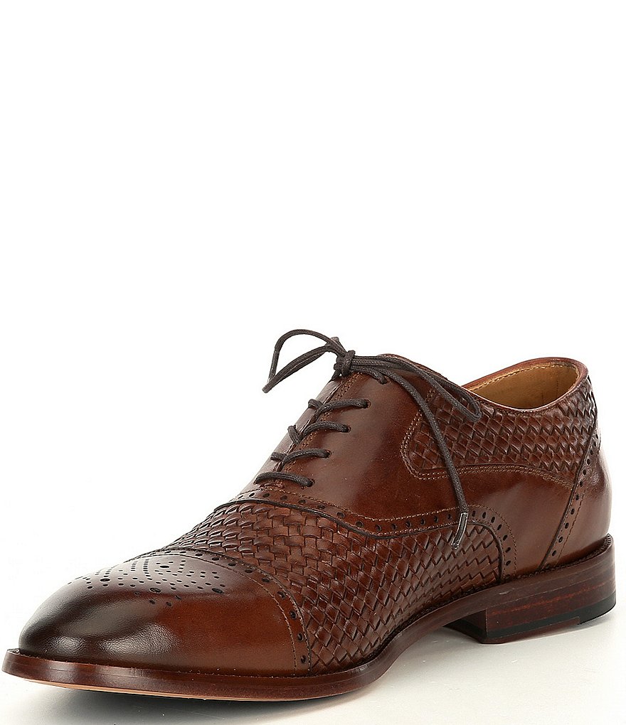 Flag LTD. Men's Hamilton Woven Cap Toe Dress Shoes