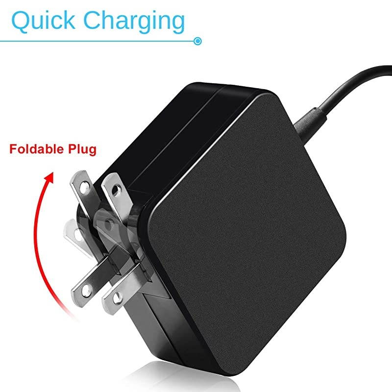 Ac Adapter Charger for Lenovo Flex 4 5 6 Series Flex 4 1470 1580 GX20K11838 ADLX65CLGU2A IdeaPad 710s 710 510s 510 310 110 100 100s/YOGA 710 l Laptop Power Supply Adapter Cord