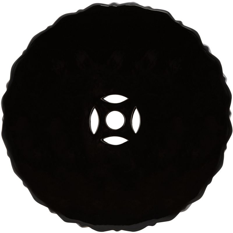 Pansy Garden Stool - Black - Safavieh