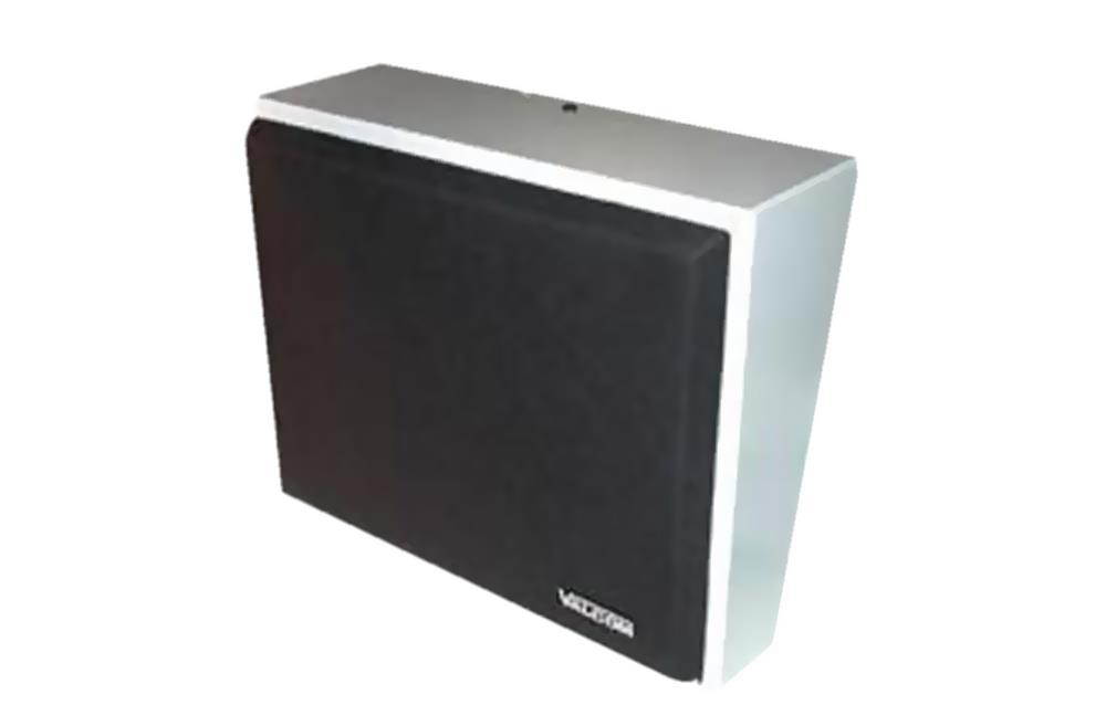 Valcom VC-V-1052C 8 in. Amplified Wall Speaker  Metal  Black