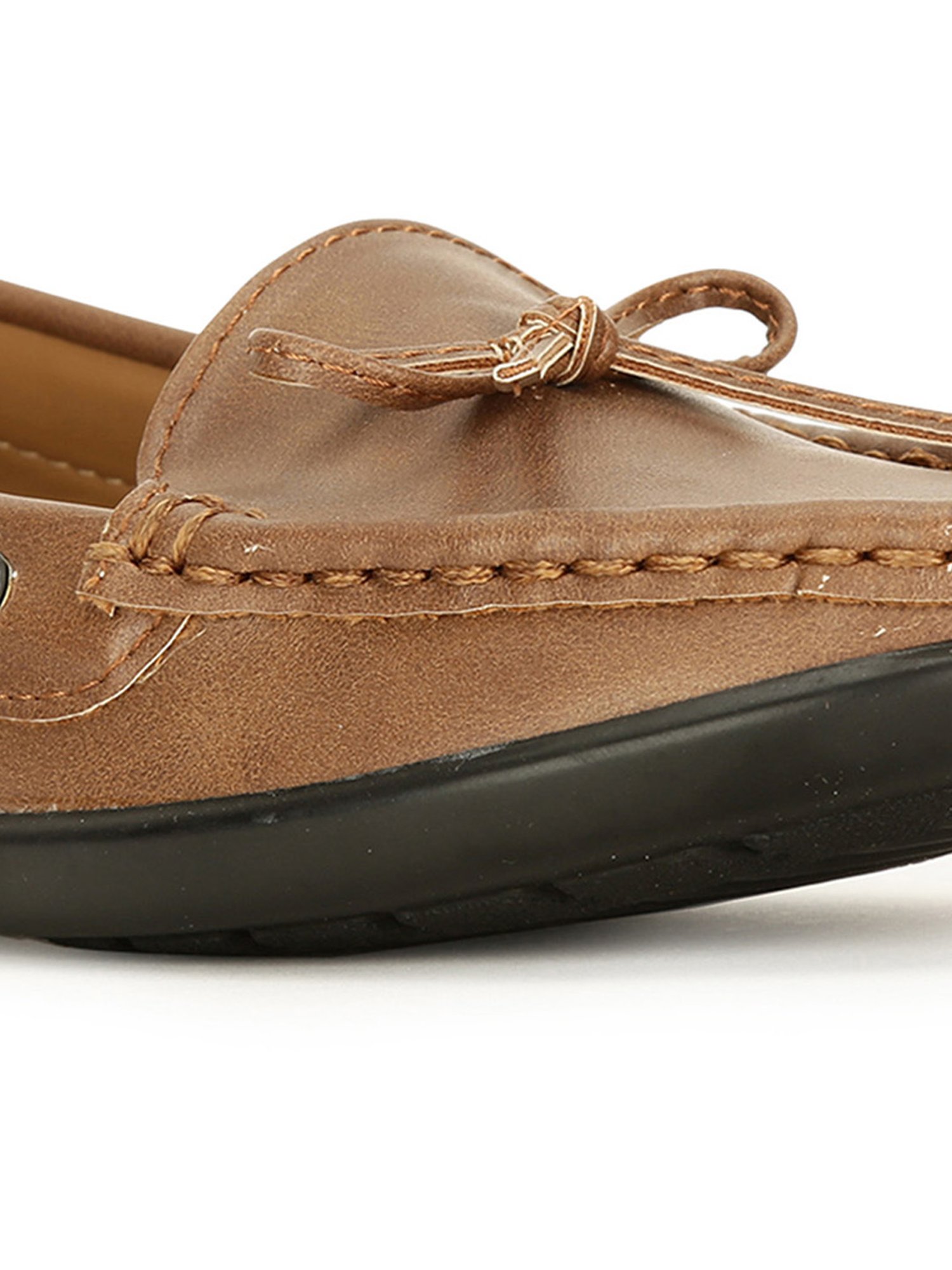 Bata Women's Brown Boat Shoes