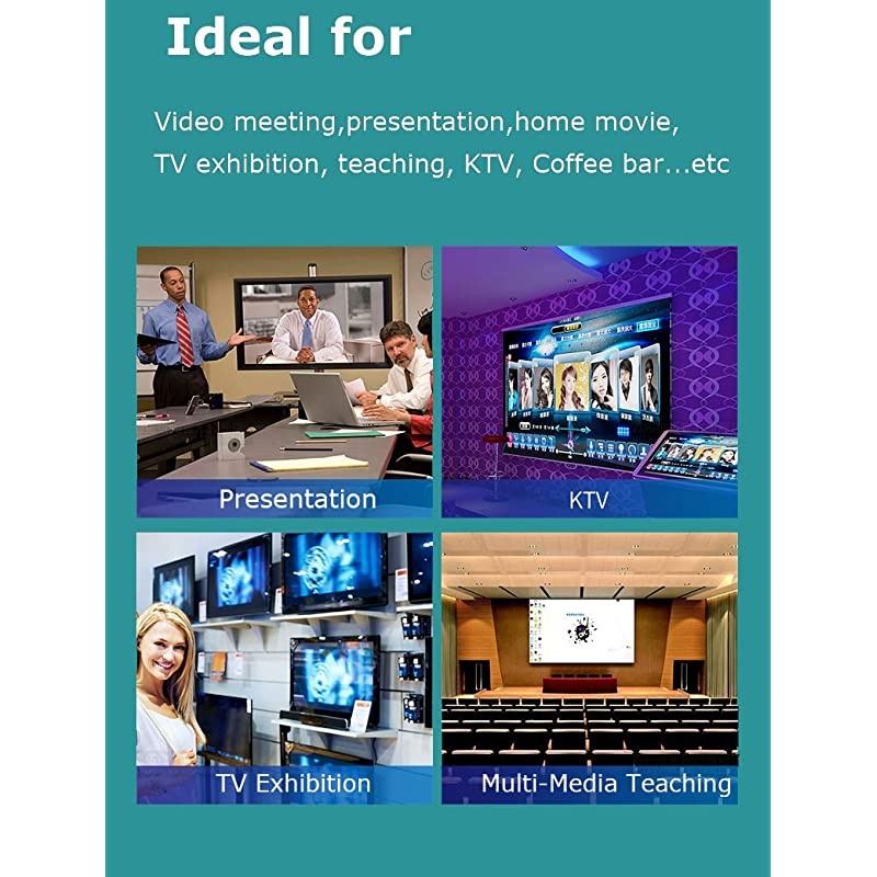 HDMI Splitter 1 in 2 Out, 4K 1X2 HDMI Splitter for Dual Monitors Duplicate/Mirror Only, Supports 3D 4K@30Hz for PS4/Xbox/Fire Stick/Blu-Ray