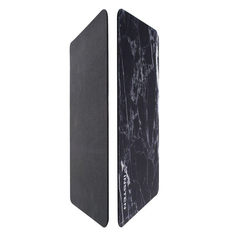 Insten Mouse Pad for Computer Desk Laptop Gaming Marble Patterned with Nonskid Rubber Base Waterproof Coating Mouse Mat (8.6" x 7") Marble Black