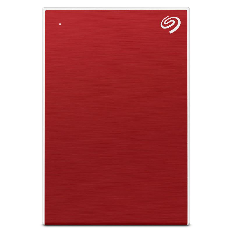 Seagate One Touch 4TB External HHD Drive with Rescue Data Recovery Services, Red (STKC4000403)