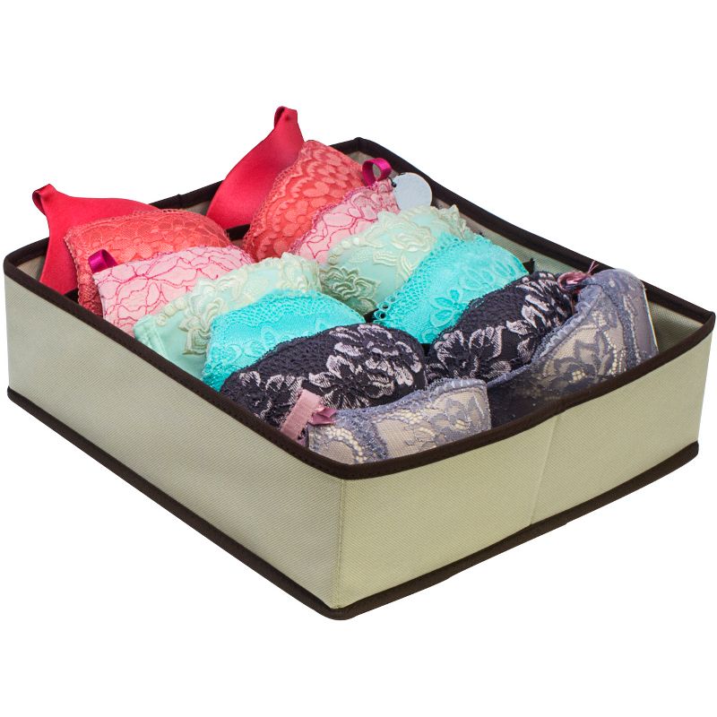 Sorbus Cube Storage Box Buff Beige