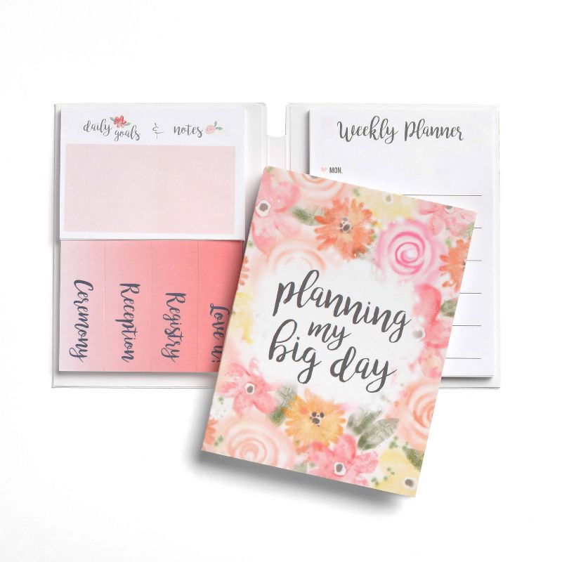 Undated Post-it Floral Note Wedding Planner - Canopy Street
