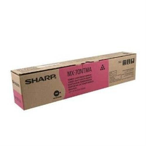 Magenta Toner Cartridge for Sharp MX-70NTMA MX-5500N, MX-6200N, MX-6201N, MX-7000N, MX-7001N, Genuine Sharp Brand