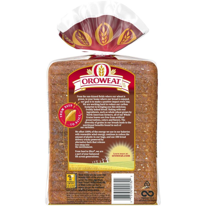 Oroweat 100% Whole Wheat Bread - 24oz