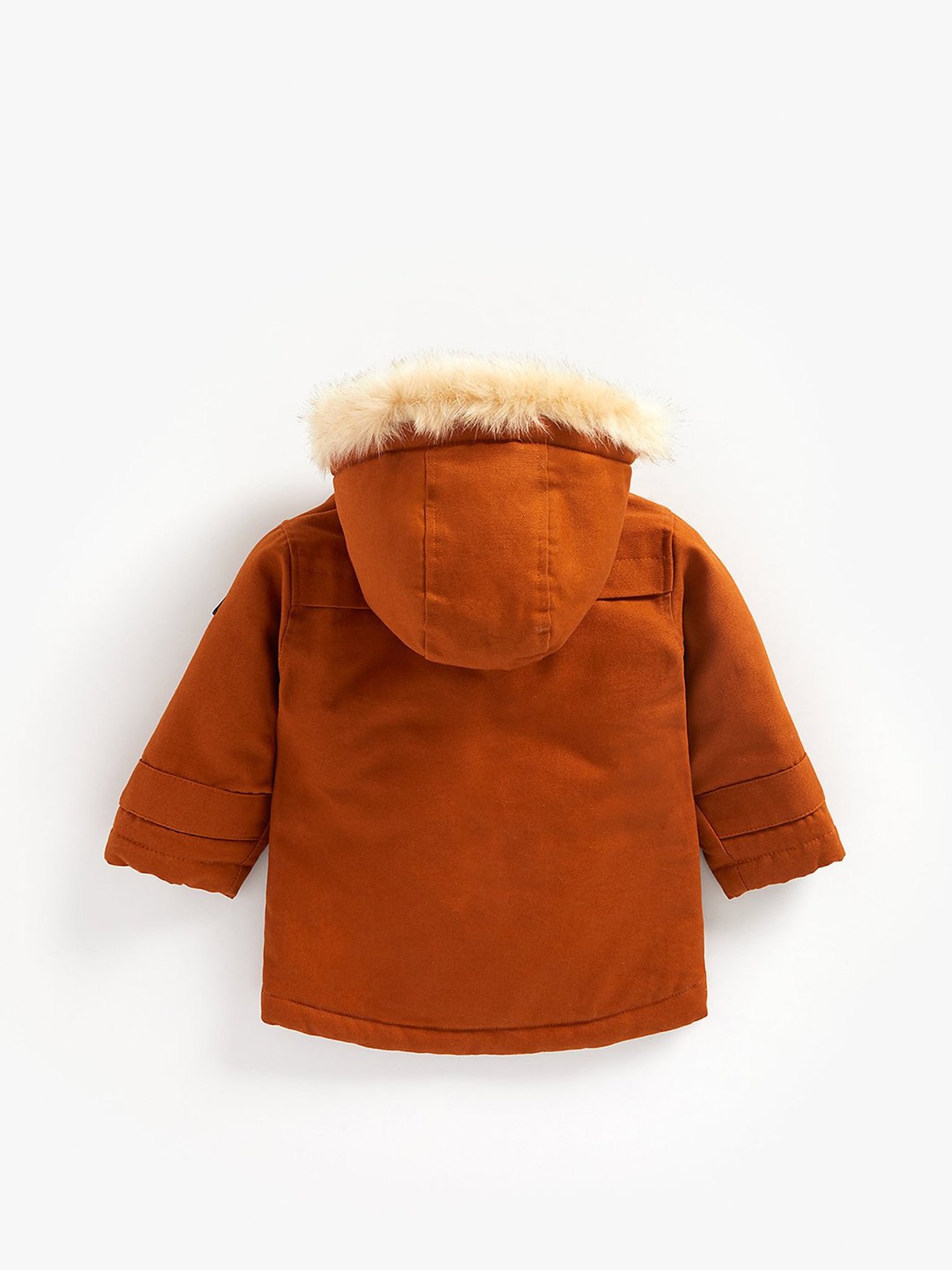 Mothercare Kids Brown Solid Full Sleeves Padded Jacket