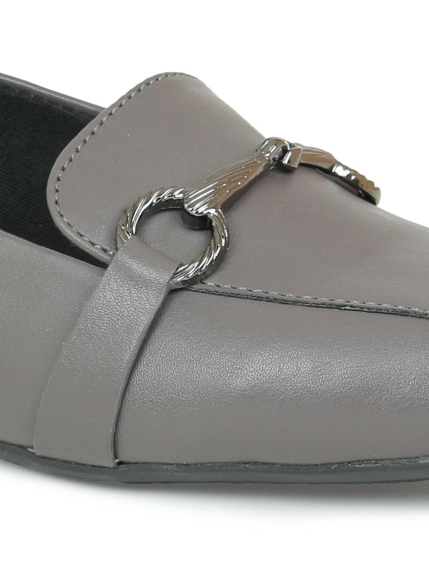 Inc.5 Women's Grey Formal Loafers