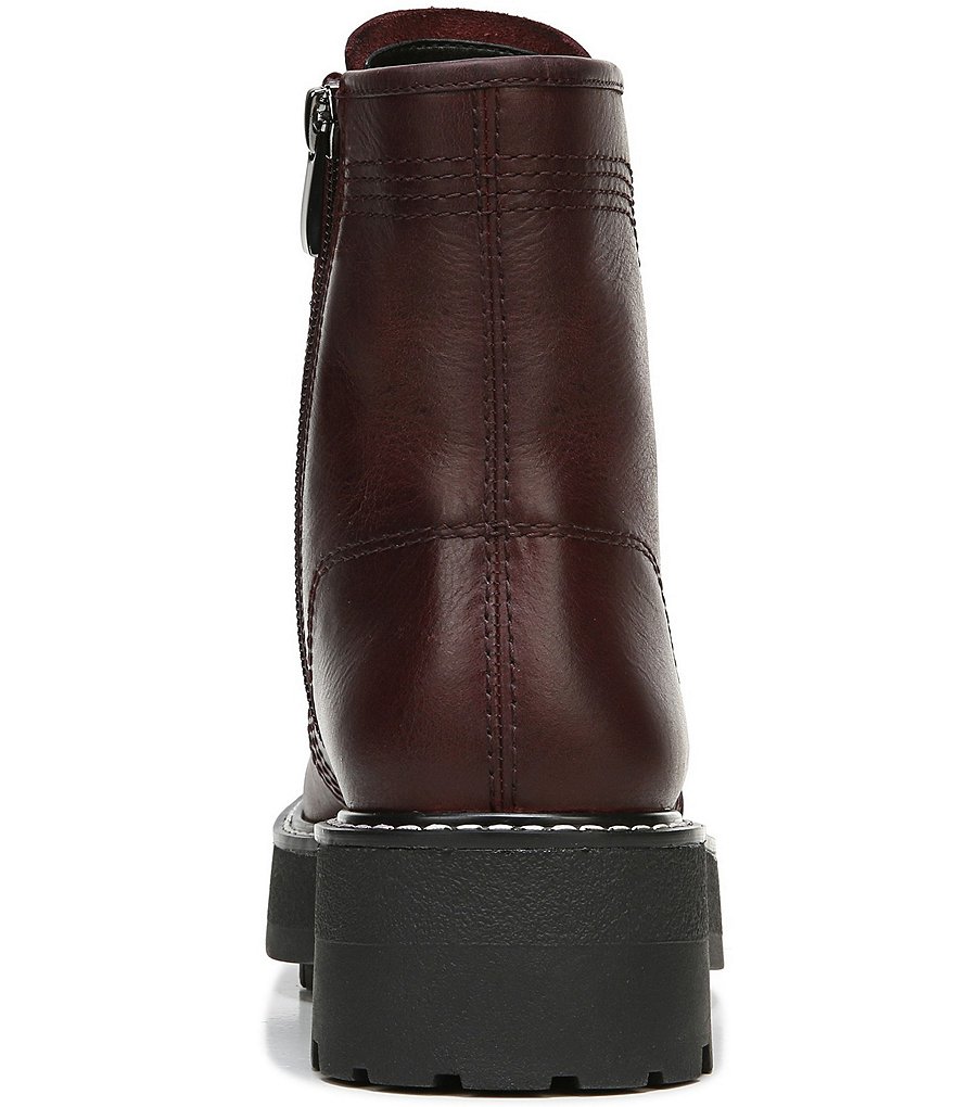 Franco Sarto Jensine Leather Combat Booties