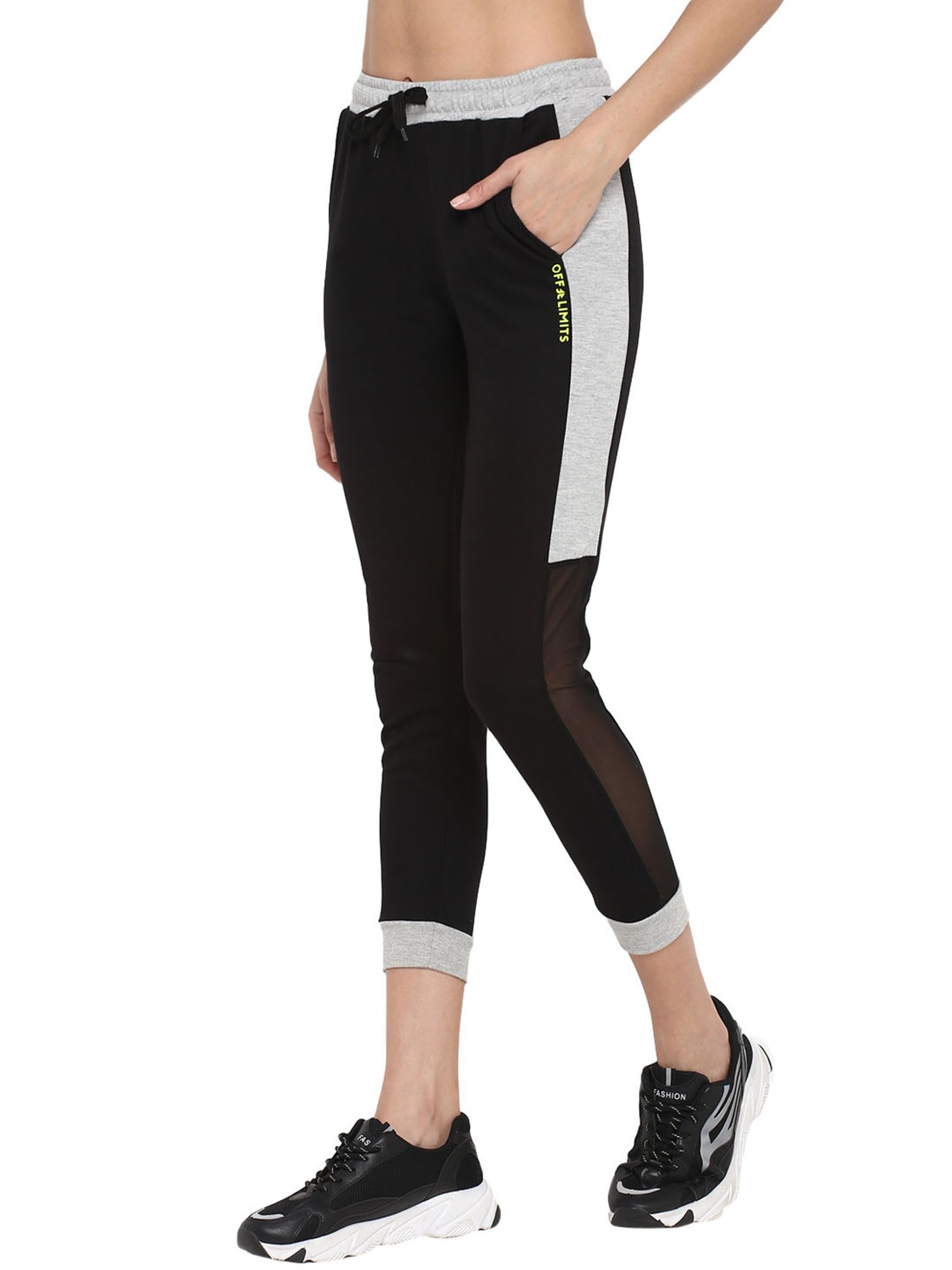 OFF LIMITS Black Regular Fit Joggers