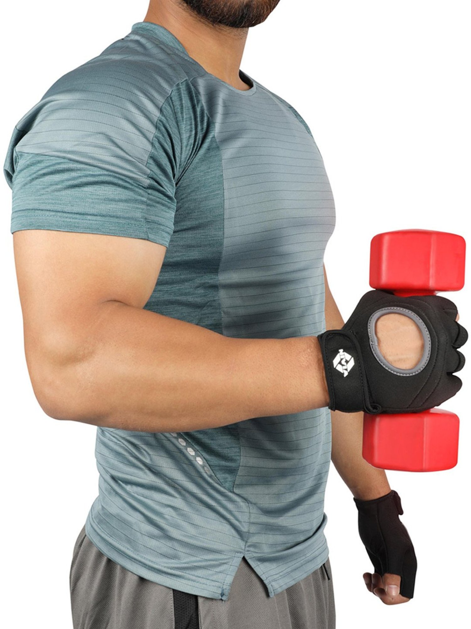 Nivia Warrior 2.0 Cross Training Gym Gloves (Black) Size - XL